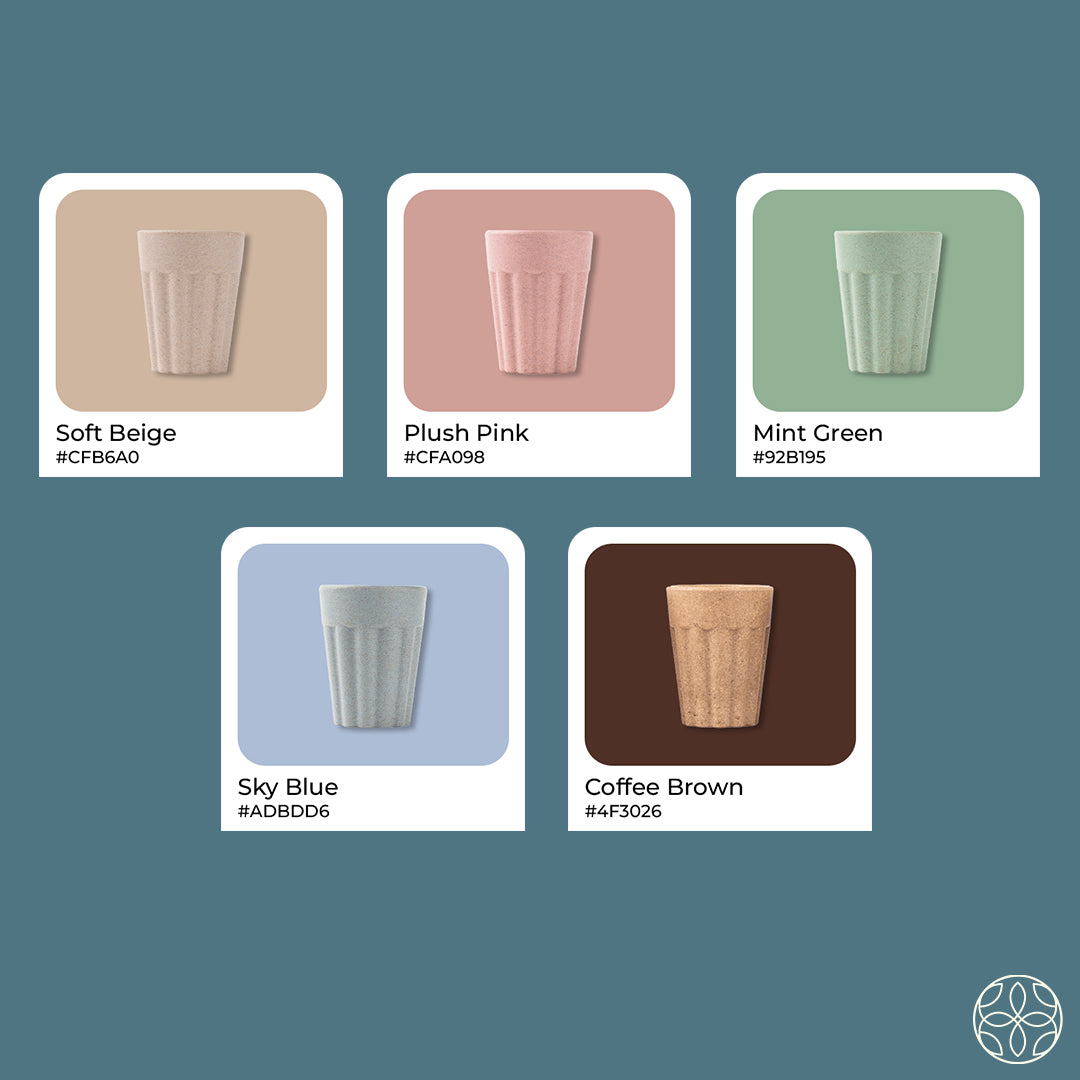 Irida Naturals Rice Husk Cutting Chai Cups