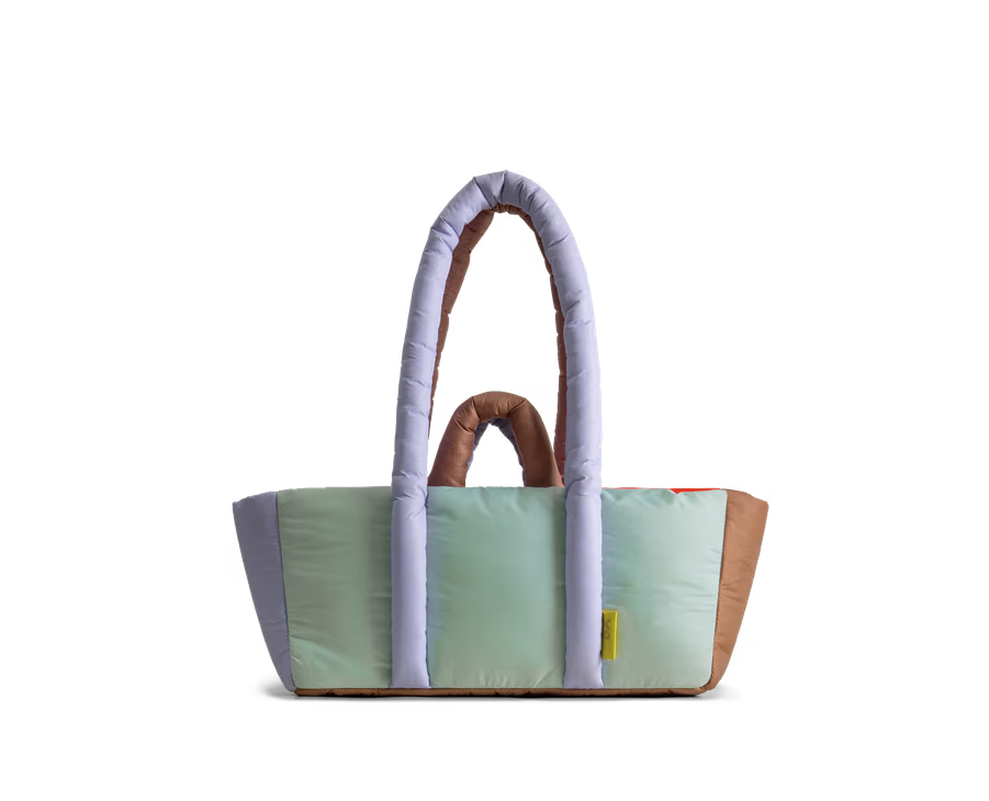 Puft Baguette Bag(Brown,Colourblock,Evergreen,Periwinkle,Red)
