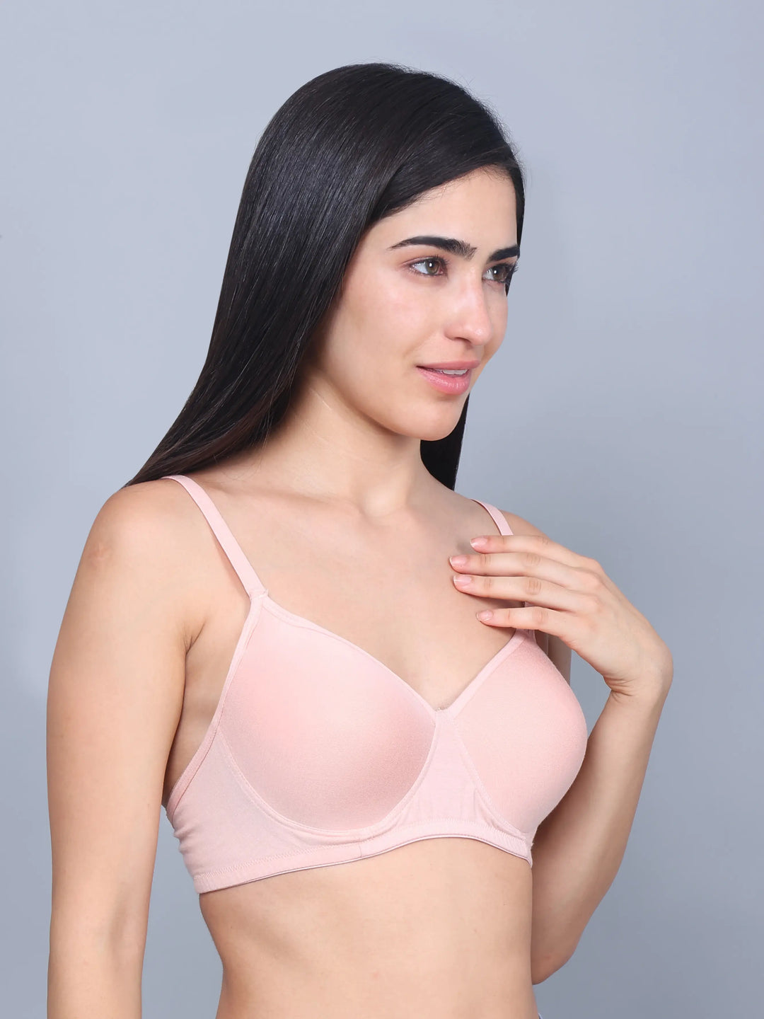 Full Coverage Bamboo Padded T-Shirt Bra – Soft, Supportive, Non-Wired & Eco-Friendly