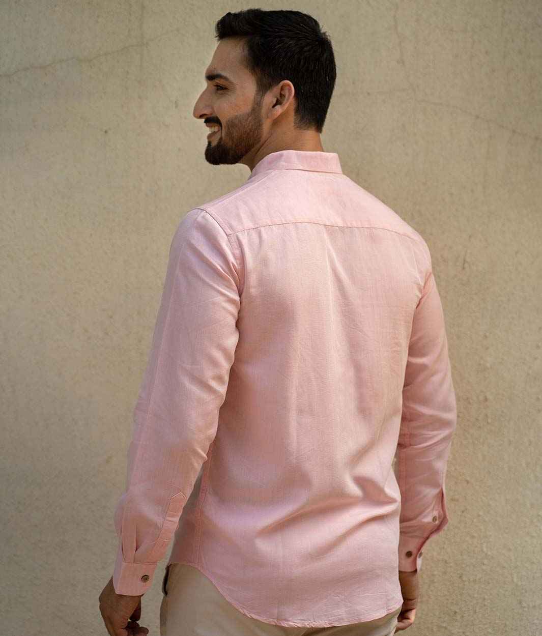 Earthy Route Charm Pink · Full Sleeve Shirt