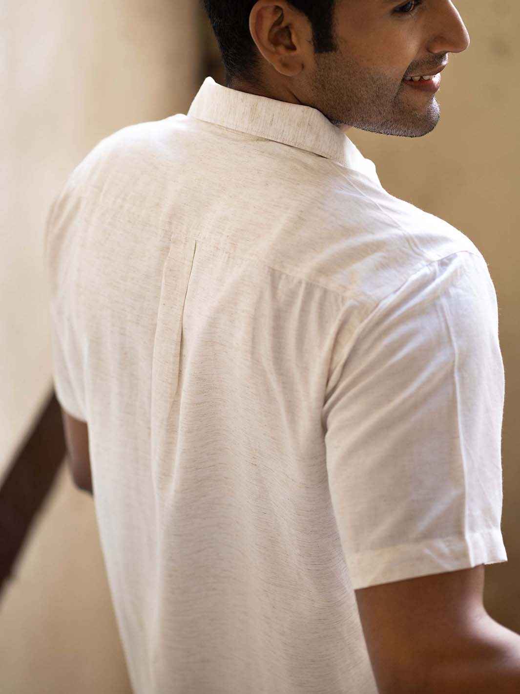 Earthy Route Natural · Half Sleeve Shirt
