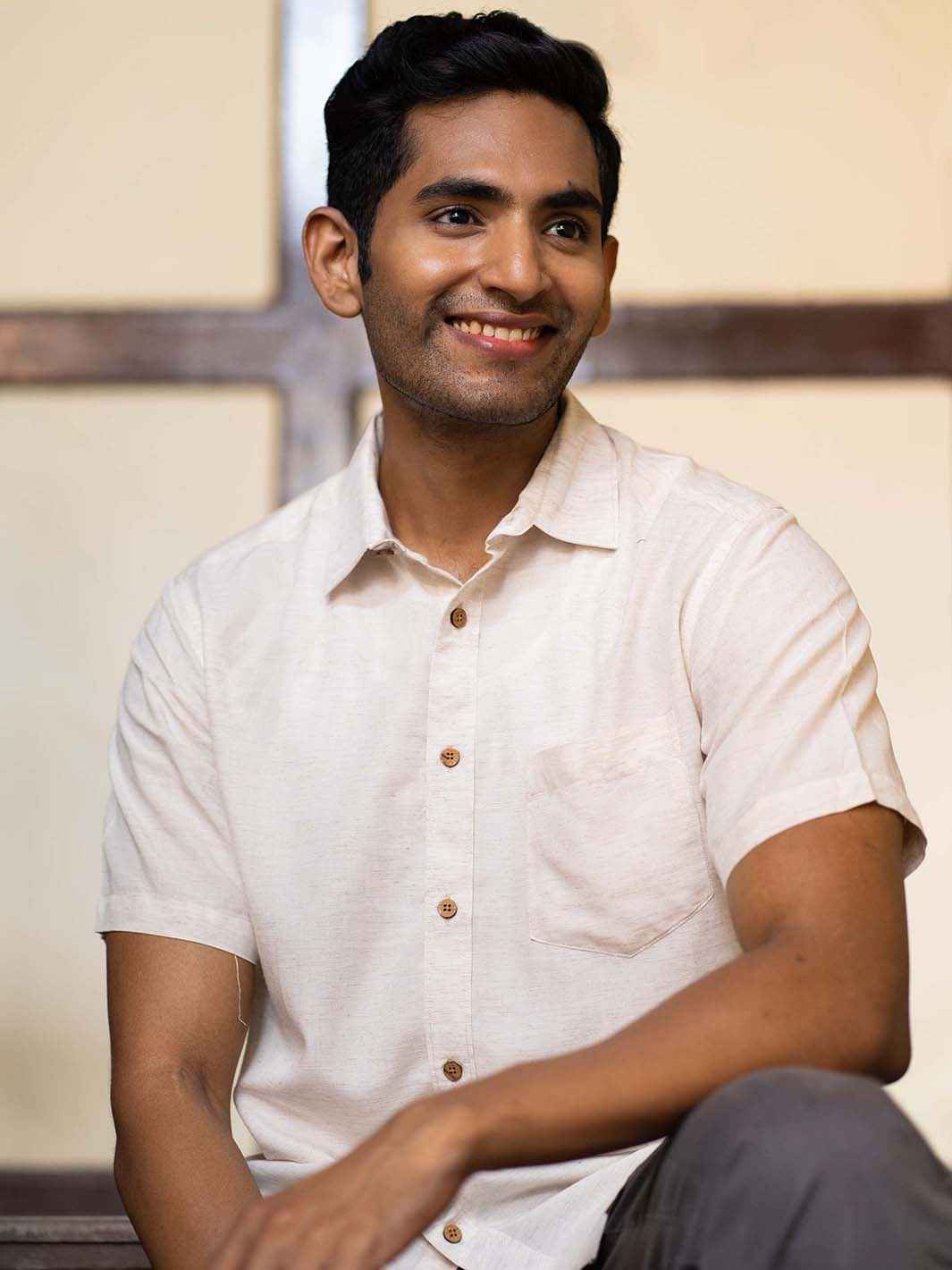 Earthy Route Natural · Half Sleeve Shirt