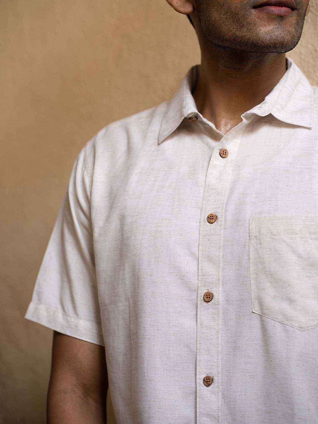 Earthy Route Natural · Half Sleeve Shirt
