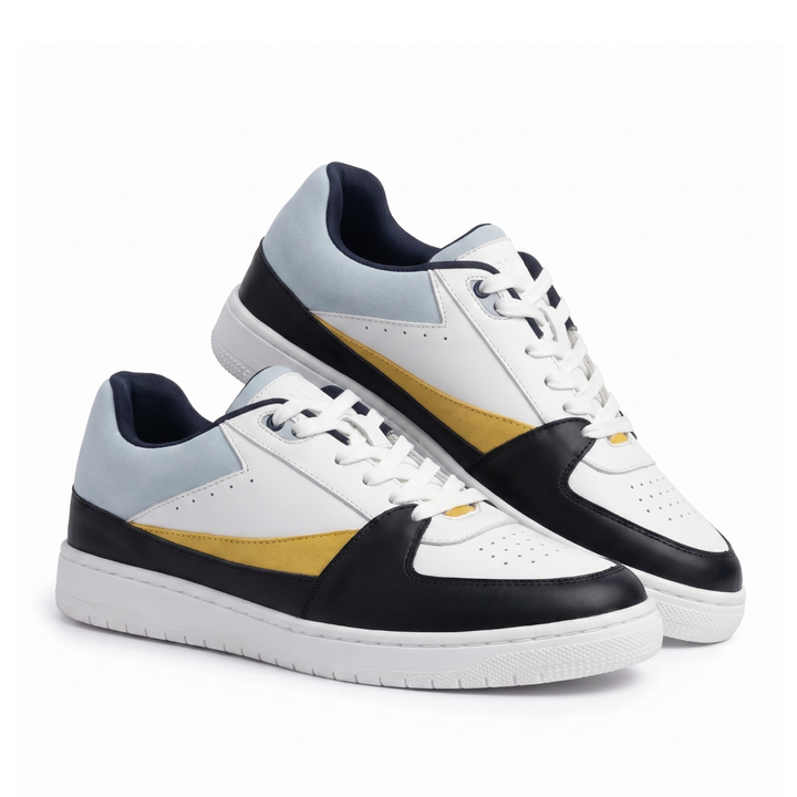 Contour Navy Color-Block Sneakers