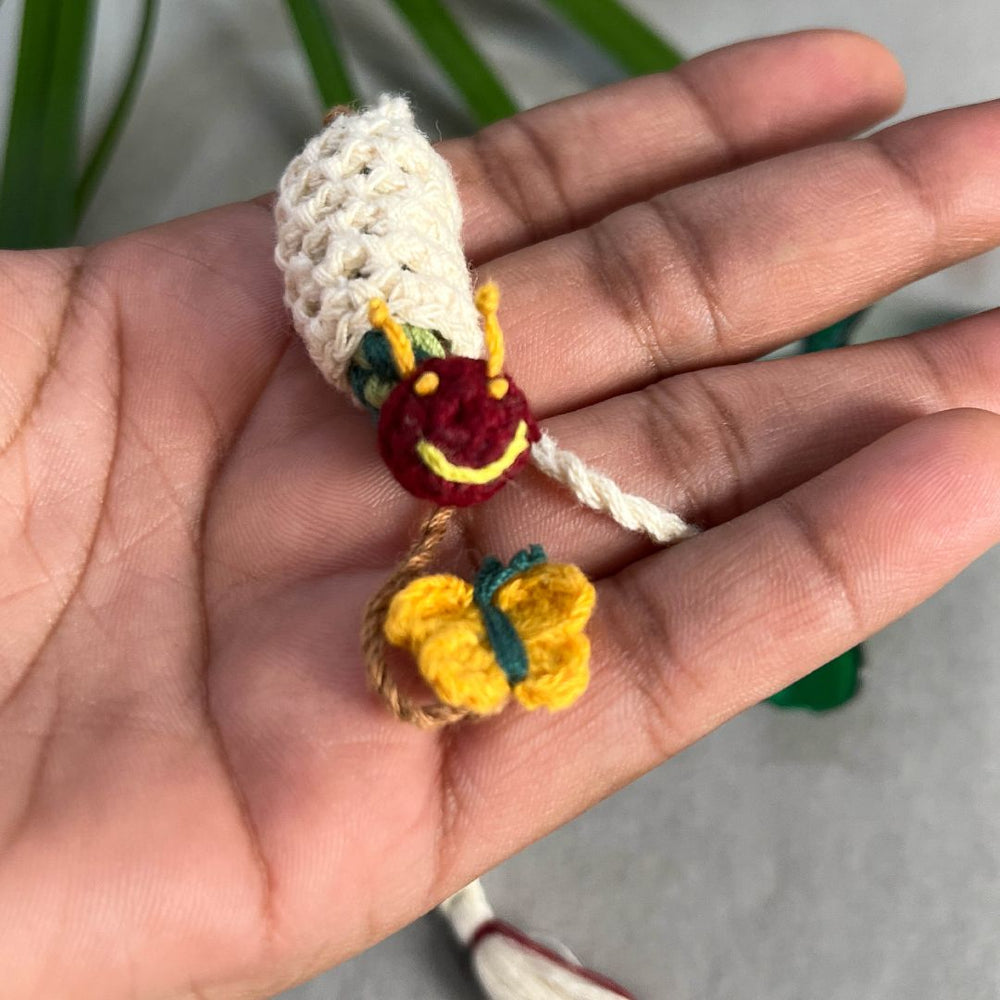 Caterpillar - PLANTABLE I ECO FRIENDLY RAKHI EMBEDDED WITH SEEDS