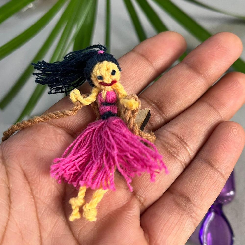 Shuddh Natural Girl on the Swing Plantable Rakhi