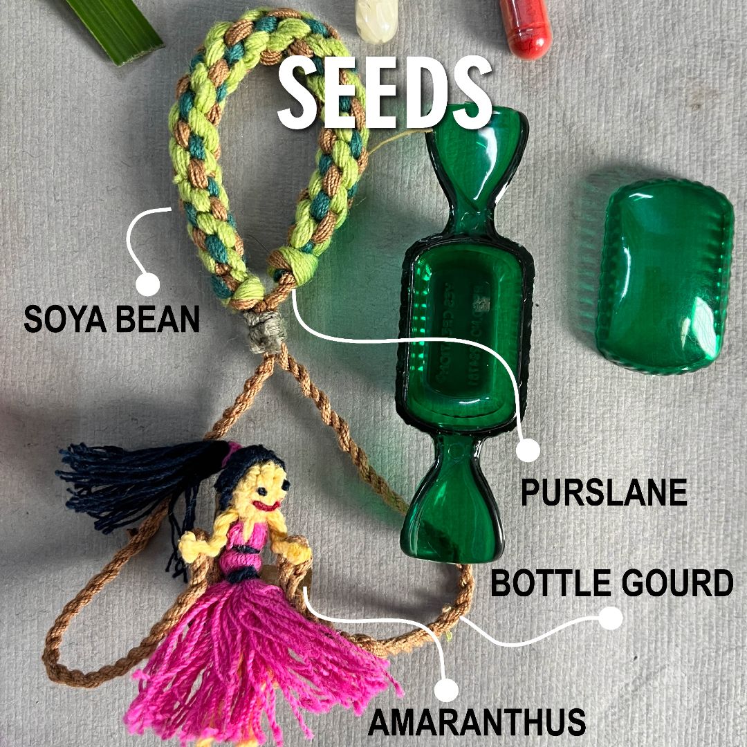 Shuddh Natural Girl on the Swing Plantable Rakhi