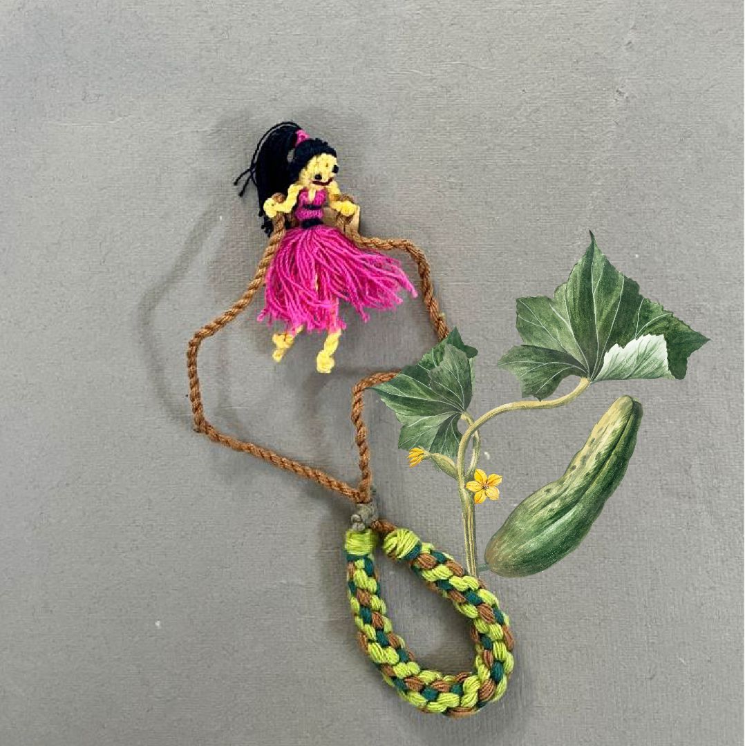 Shuddh Natural Girl on the Swing Plantable Rakhi