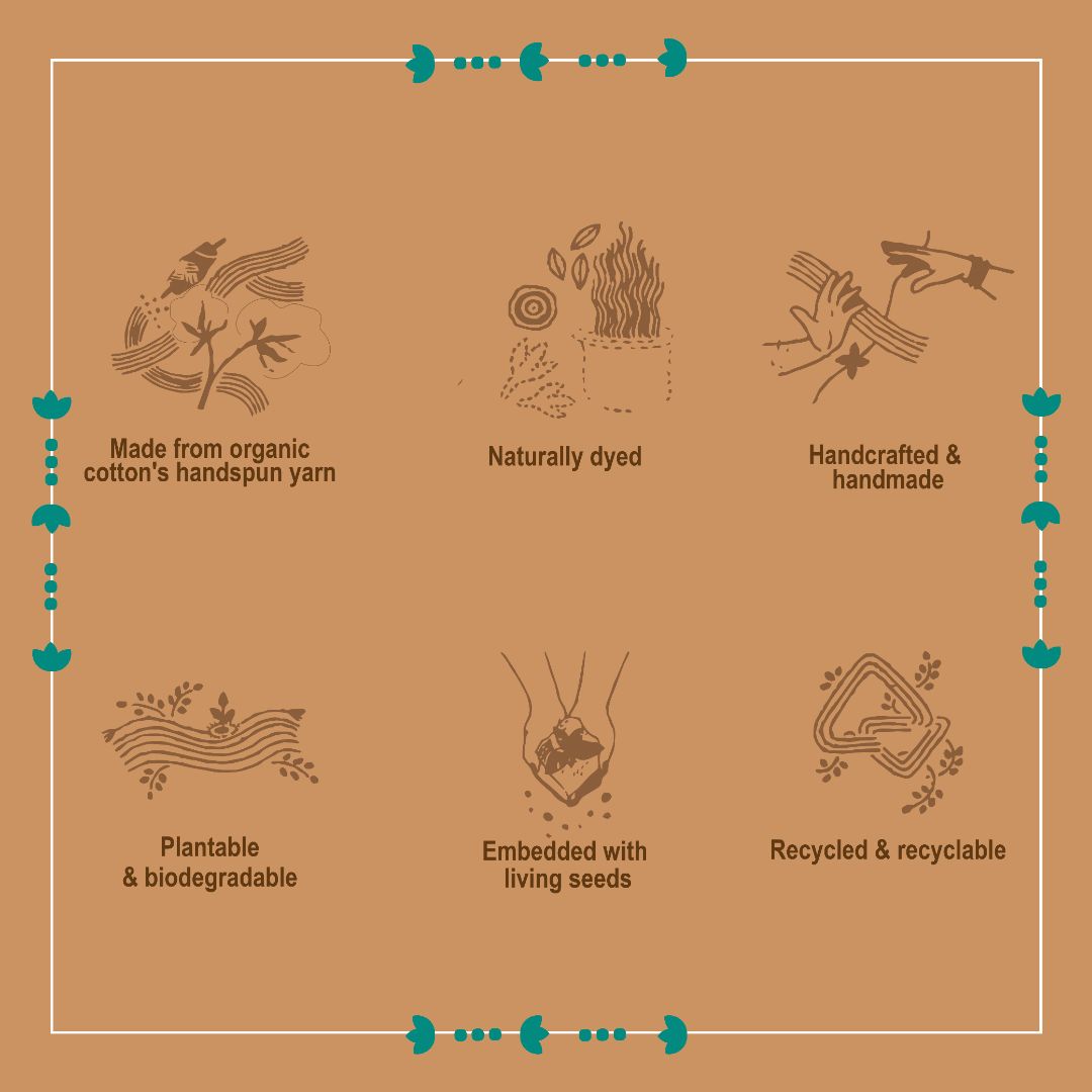 Shuddh Natural Dragonfly Plantable Rakhi