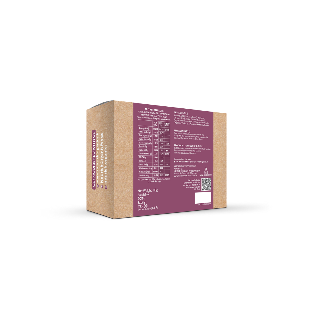 NOURISH ORGANICS Fig Amaranth Cookies