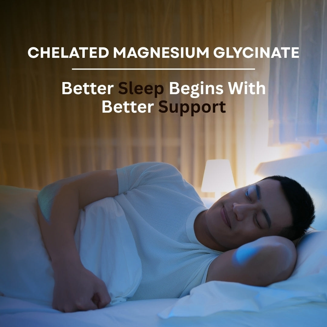 Chelated Magnesium Glycinate 2000mg Supplement | 120 Tablets