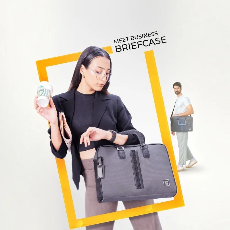 Eume Briefcase Messenger Bag