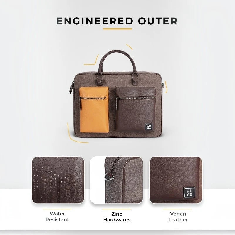 Eume Attache Messenger Bag