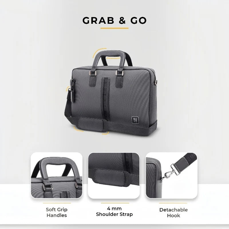 Eume Briefcase Messenger Bag