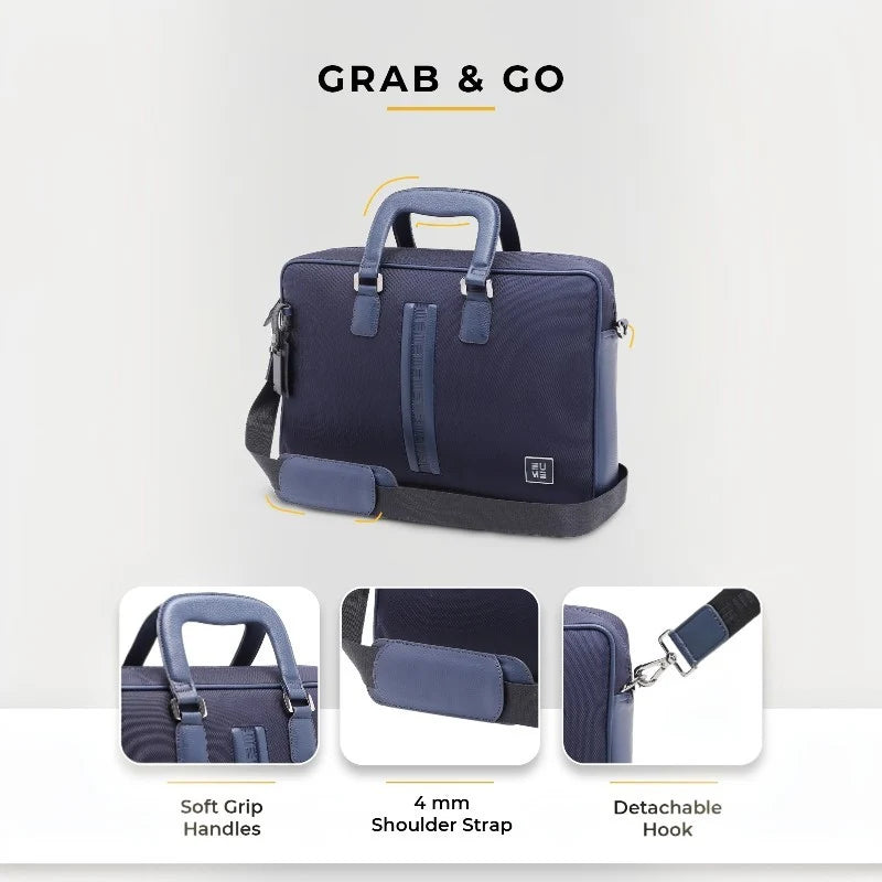 Eume Briefcase Messenger Bag