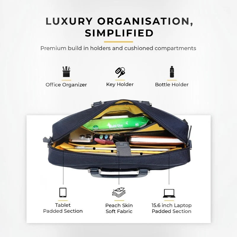 Eume Briefcase Messenger Bag