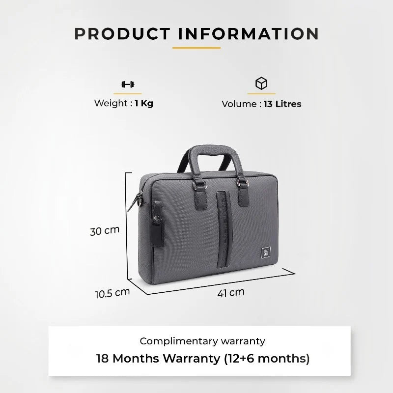 Eume Briefcase Messenger Bag