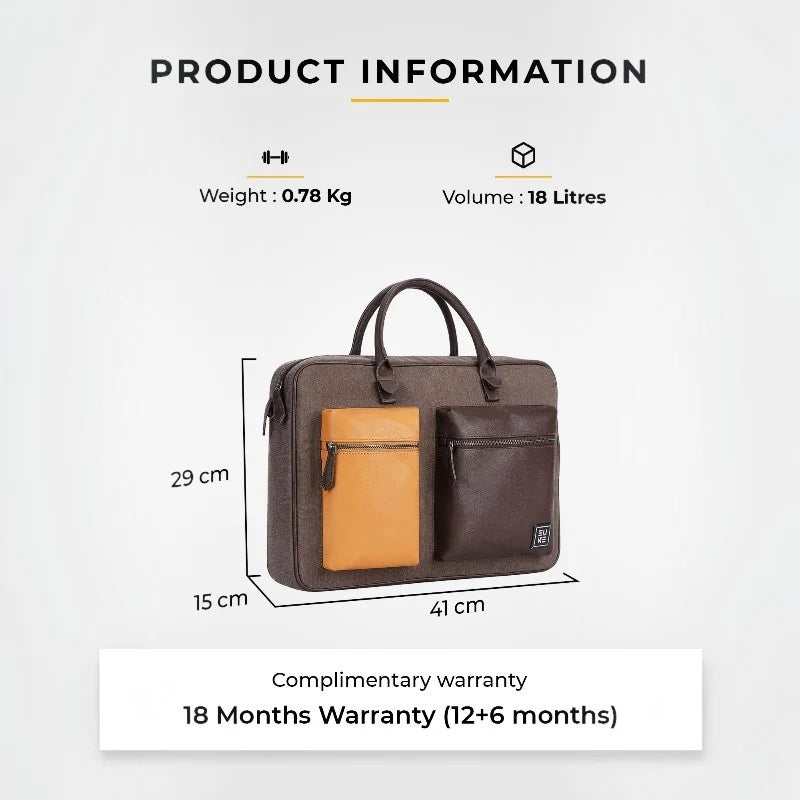 Eume Attache Messenger Bag