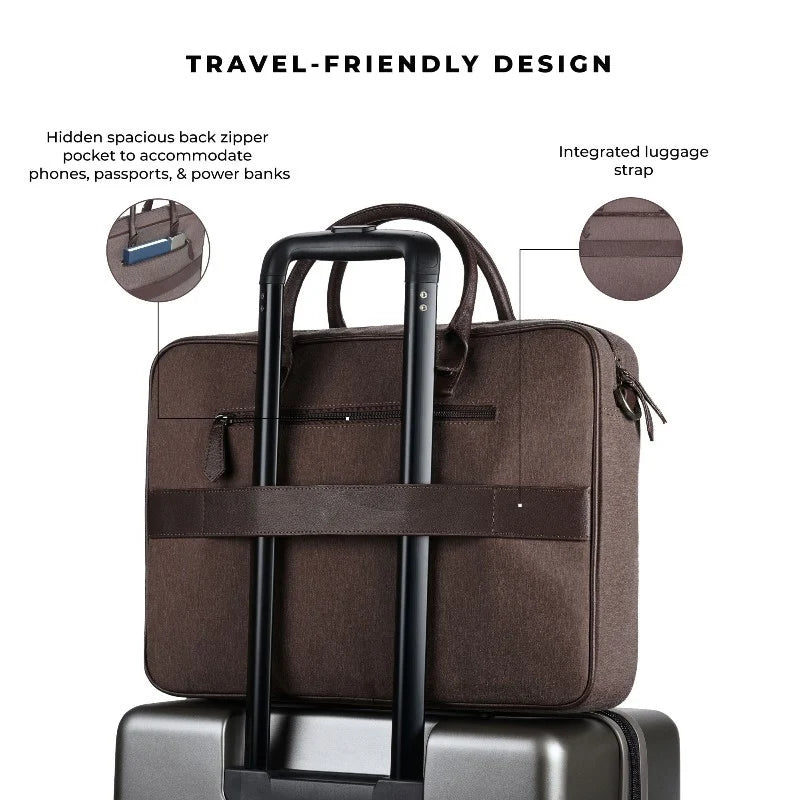 Eume Attache Messenger Bag