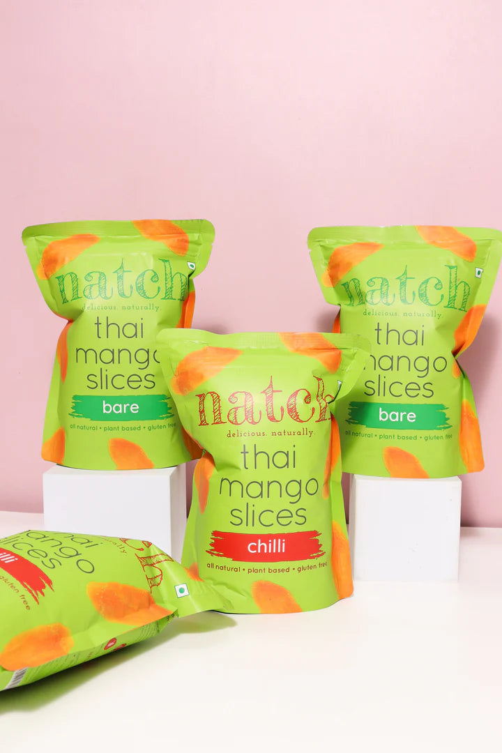 Natch thai mango slices - variety pack (large pack of 2 - 150g)