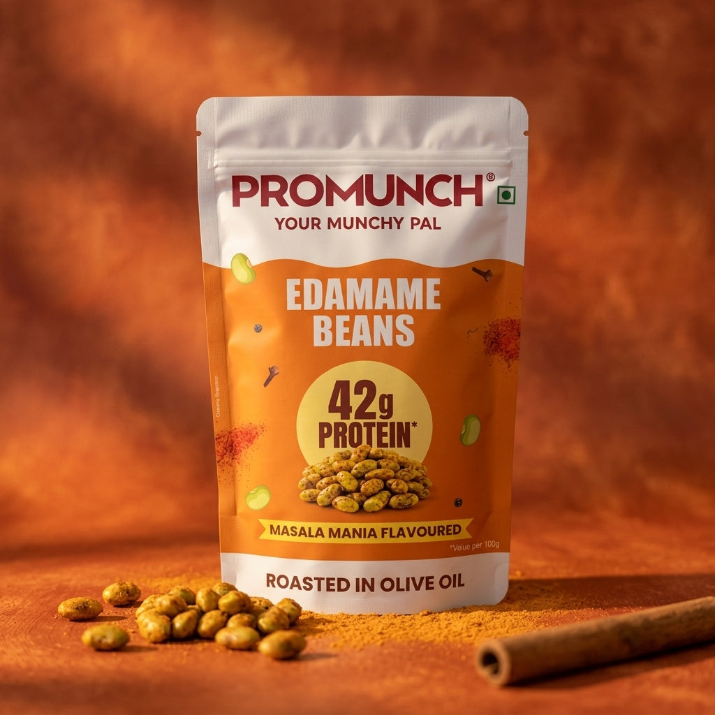 Roasted Edamame Beans | Masala Mania | Pack of 2 | PROMUNCH