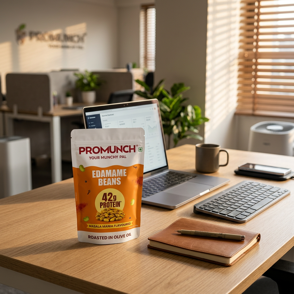 Roasted Edamame Beans | Masala Mania | Pack of 2 | PROMUNCH