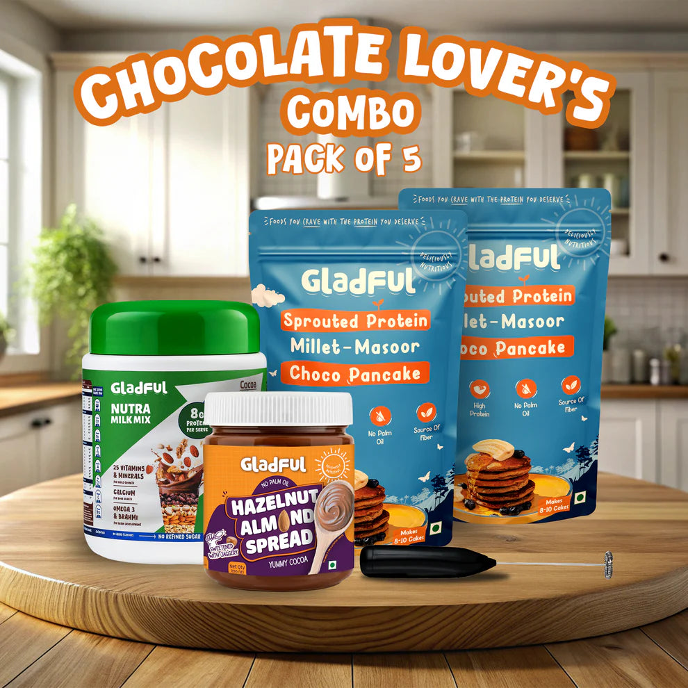 GLADFUL Chocolate Lover's Combo Pack - 6 Units | 1000gms