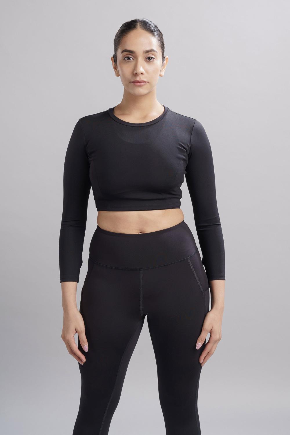 Carbon Tree Cropped Active Tee