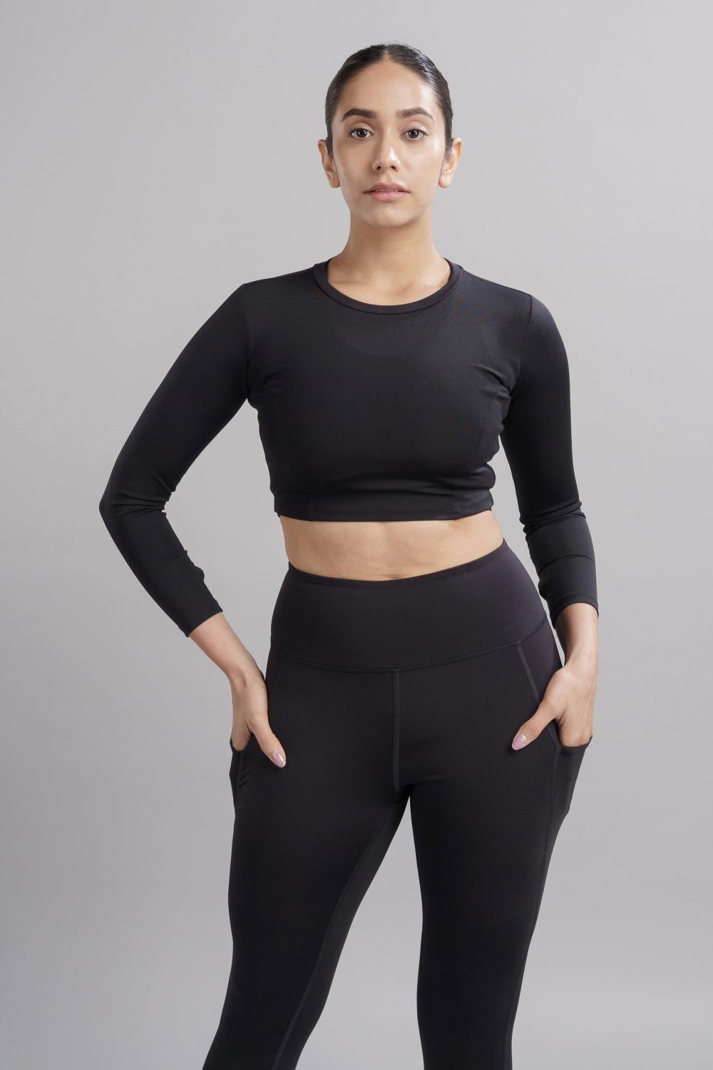 Carbon Tree Cropped Active Tee