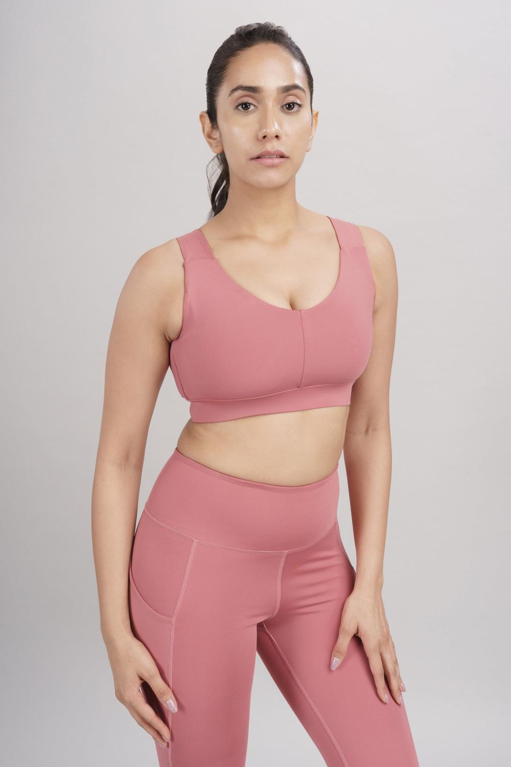 Carbon Tree U Neck Active Bra
