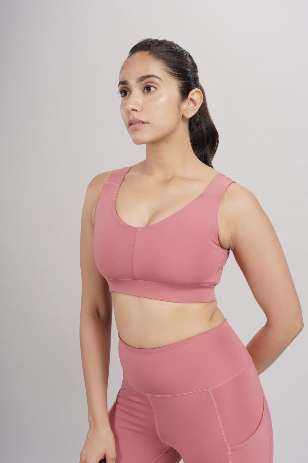 Carbon Tree U Neck Active Bra