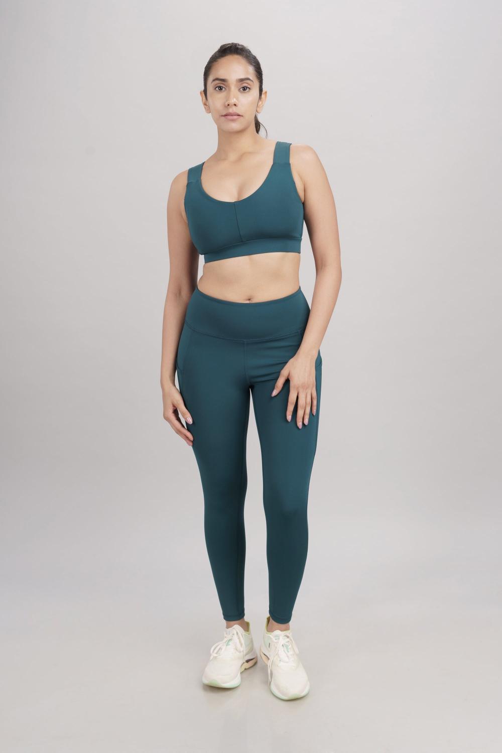 Carbon Tree U Neck Active Bra