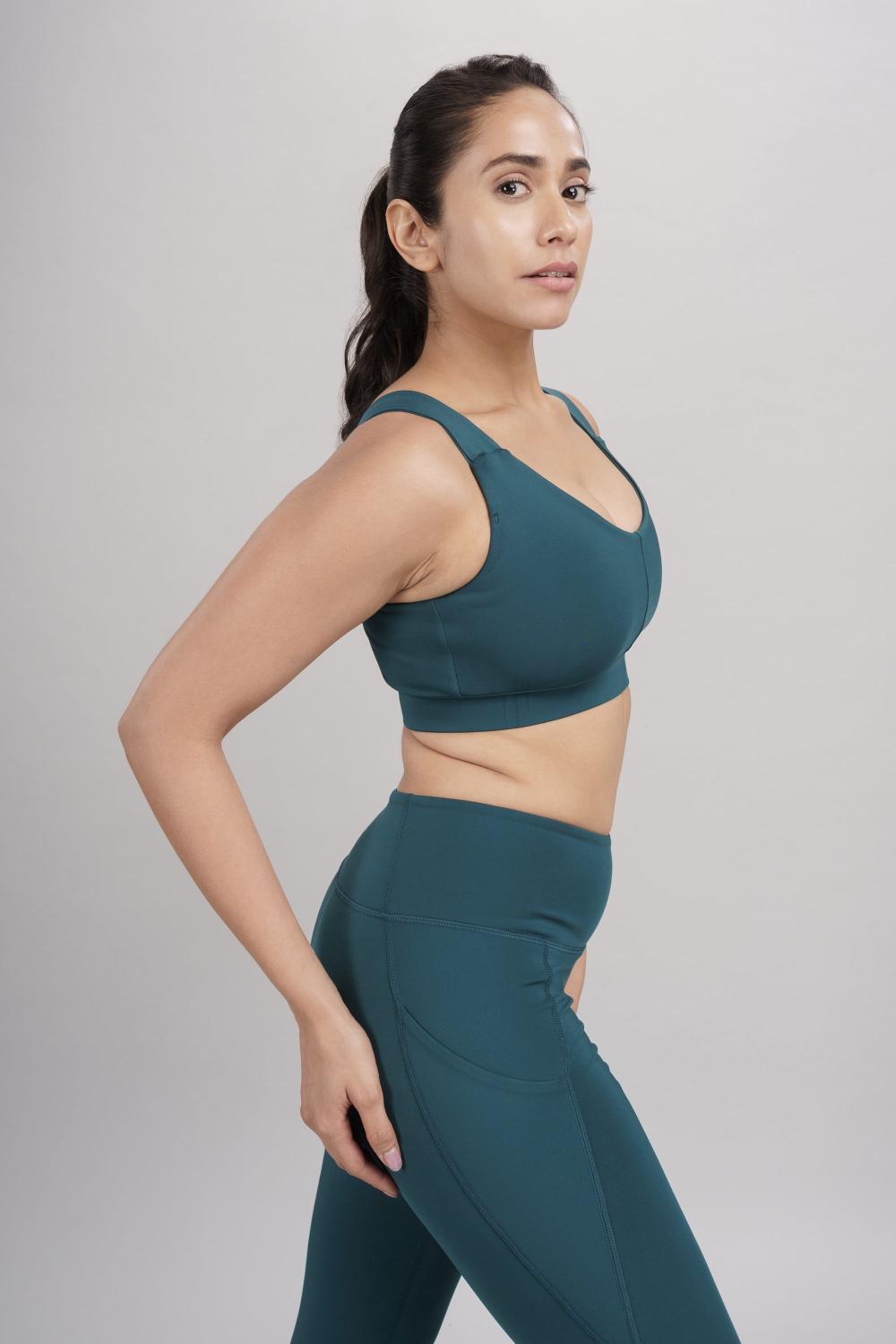 Carbon Tree U Neck Active Bra