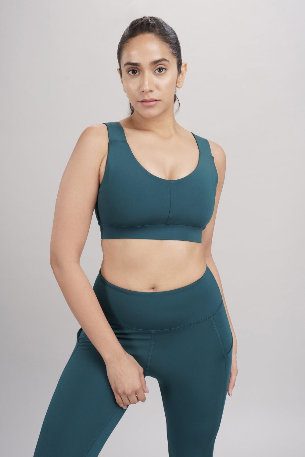 Carbon Tree U Neck Active Bra