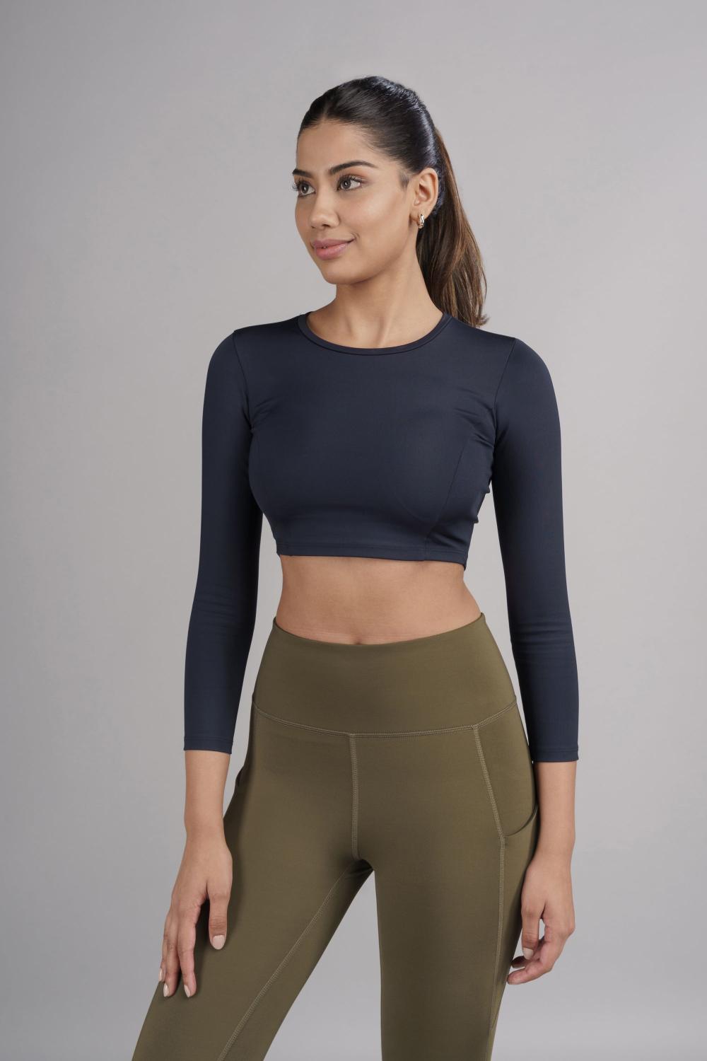 Carbon Tree Cropped Active Tee