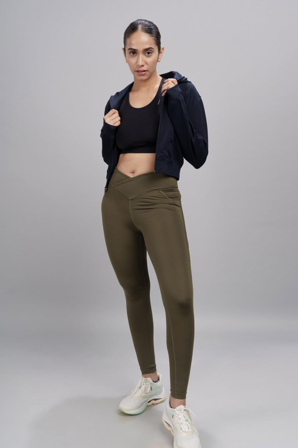 Carbon Tree Crossband Legging