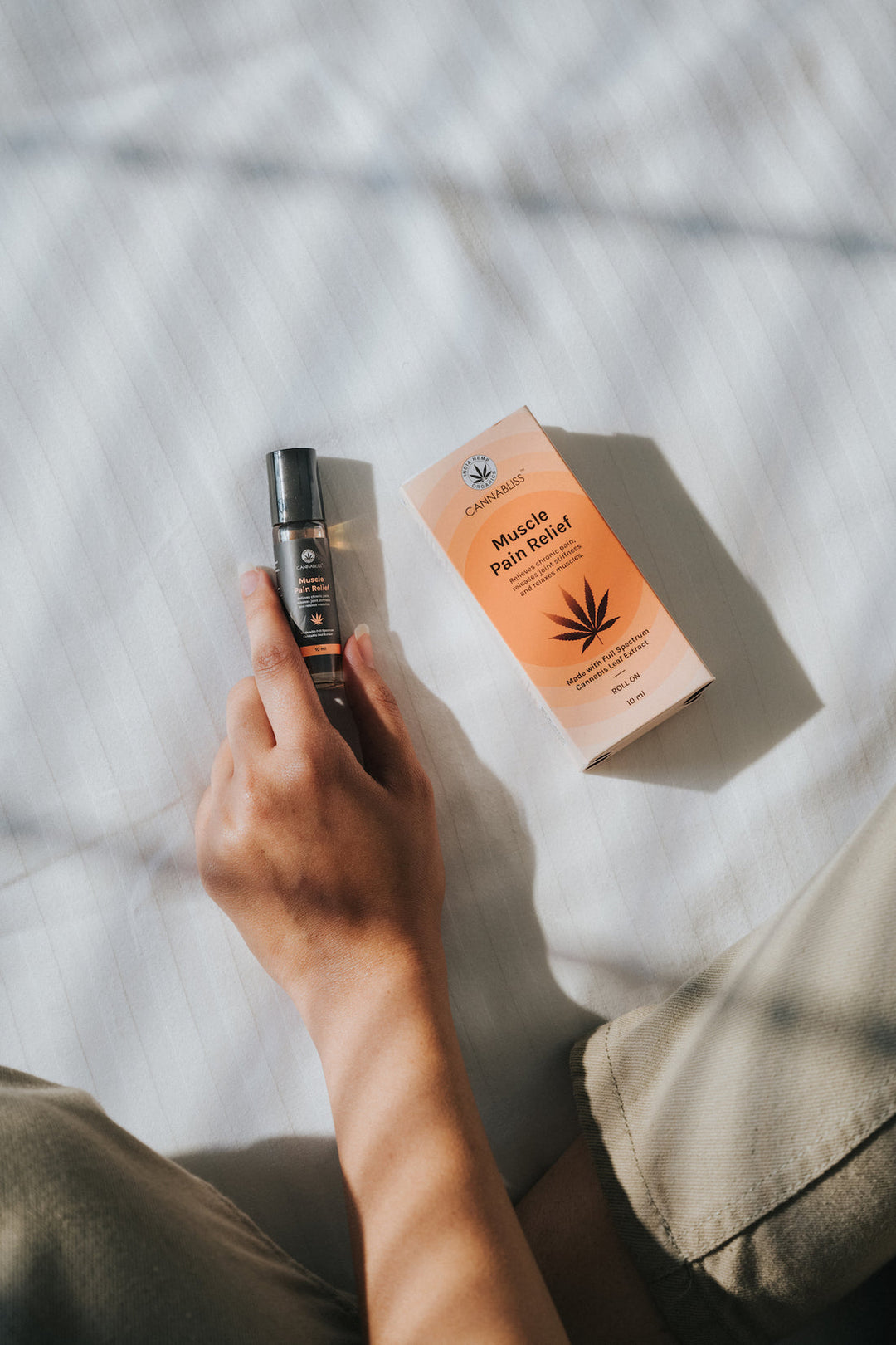 India hemp Organics Cannabliss Muscle Relief Roll On - 10 ML