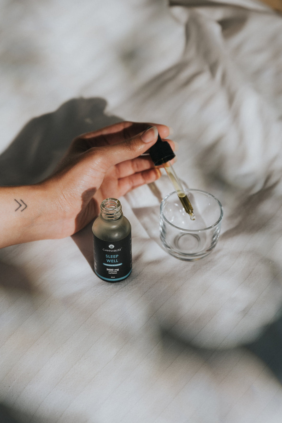India Hemp Organics SLEEP WELL with 12% Cannabis Leaf Extract + Lavender, Peppermint and Valerian Root