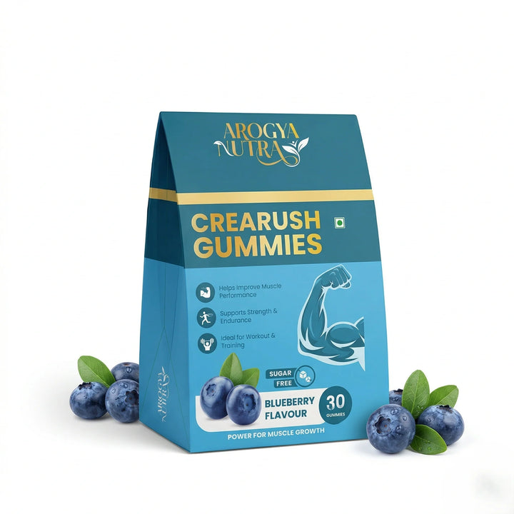 CreaRush Gummies │ Creatine Monohydrate │ Blueberry Flavor