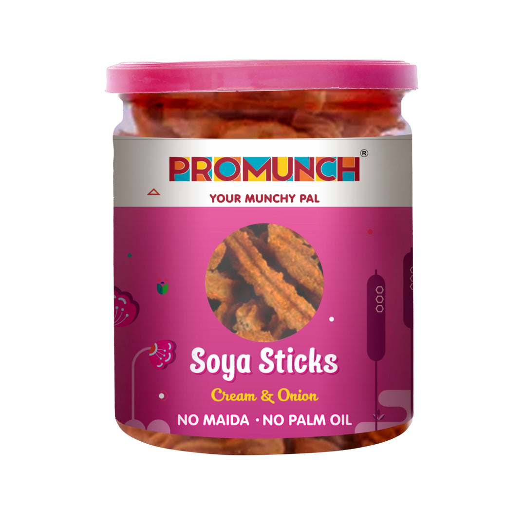 Soya Sticks Cream & Onion - Crunchy and Savory, Perfect for Movie Nights
