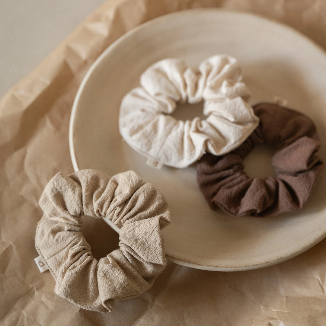 Akiiko Crinkle Assorted Scrunchies (Pack of 3)