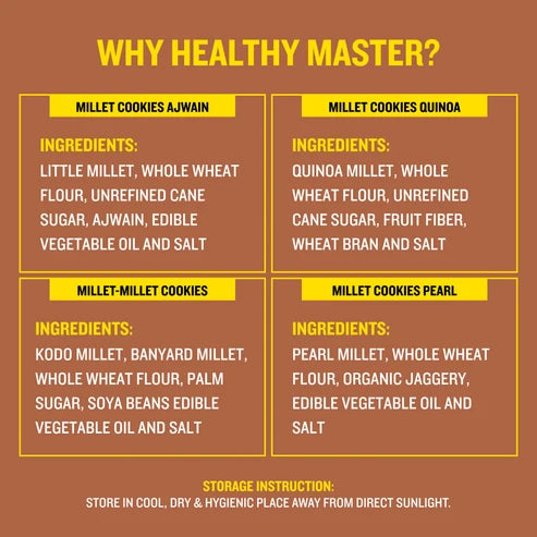 Healthy Master Crunchy Cookies Combo