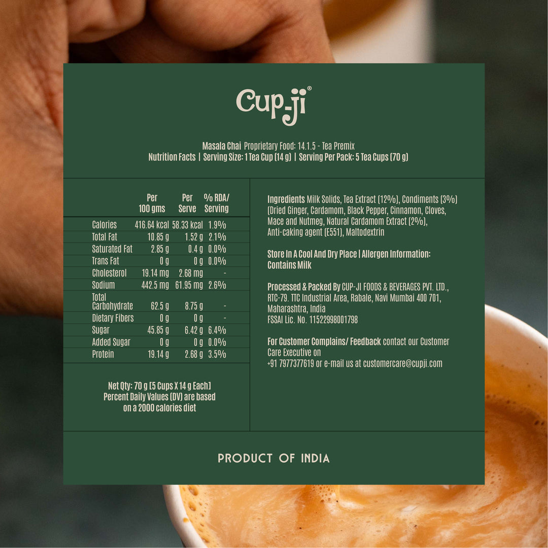 Cupji Masala Tea