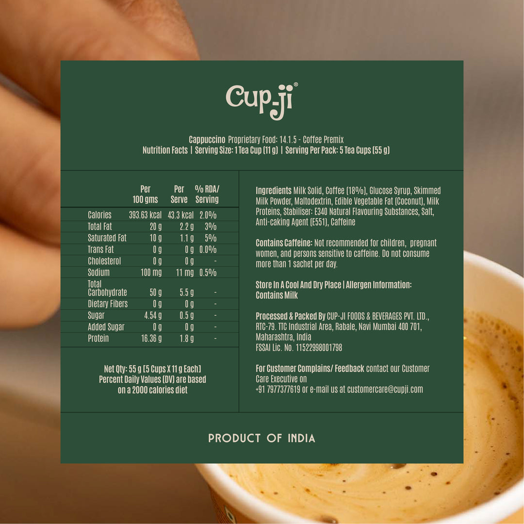 Cupji Cappuccino Coffee