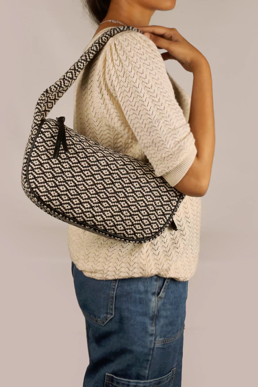 The House Of Ganges Cushy Handloom Shoulder Bag