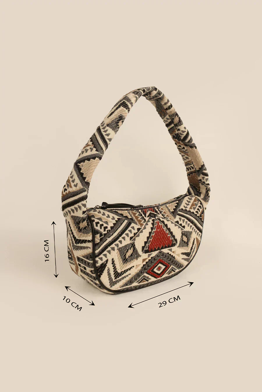 The House Of Ganges Cushy Handloom Shoulder Bag