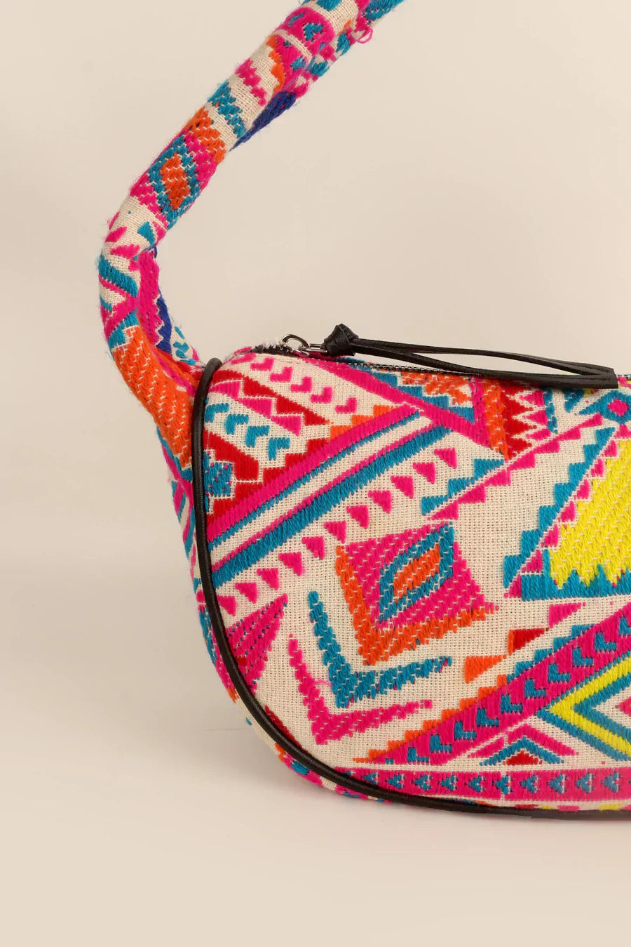 The House Of Ganges Cushy Handloom Shoulder Bag