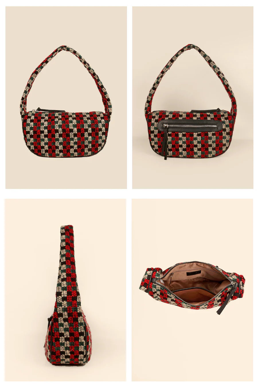 The House Of Ganges Cushy Handloom Shoulder Bag