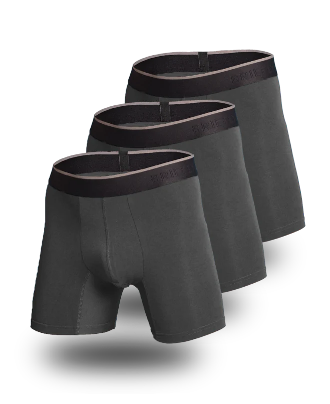 Briefly Bamboo Boxer Briefs 3 Pack