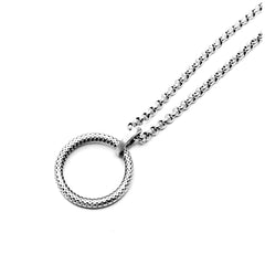 Draconique circle pendant in 925 sterling silver